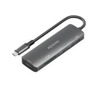 AISENS Station d'accueil USB Type-C ASUC-5P011-GR- 1 x HDMI- 2 x USB- 1 x USB Type-C PD- 1 x lecteur de cartes - Gris