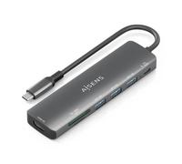 AISENS Docking USB Type-C ASUC-7P025-GR- 1xHDMI- 3xUSB- 1xUSB Type-C PD- 1x Lecteur de Cartes - Gris