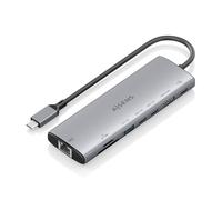 AISENS ASUC-8P033-GR station d'accueil Avec fil USB 3.2 Gen 1 (3.1 Gen 1) Type-C Gris