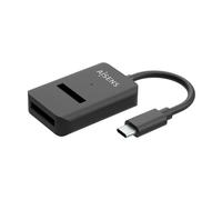 Aisens Dock USB-C M.2 (NGFF) ASUC-M2D011-BK SATA/NVMe USB 3.1 Gen2 Noir