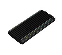 AISENS ASM2-RGB012B Boîtier de disques de stockage Enceinte ssd Noir M.2