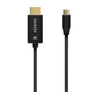 Aisens Câble Convertisseur En Aluminium Usb-C Vers Hdmi 2.1 8k60hz,Noir,2 M