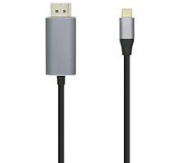 Aisens - Câble convertisseur usb-c vers displayport noir, 0,8m