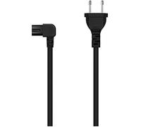 AISENS Câble d'alimentation coudé forme 8 - CEE7/16/M-C7/H - 1,8 m - Couleur noire