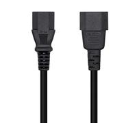 AISENS Câble d'alimentation CPU, C13/H-C14/M, Noir, 10 m