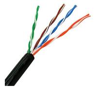 Aisens - câble d'alimentation extérieur étanche rj45 cat.5e utp rigid awg24, noir, 305m