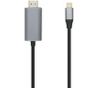 Aisens Câble de conversion A109-0393/ USB Type-C mâle - HDMI mâle/ Jusqu'à 27W/ 1250Mbps/ 1.8m/ Noir