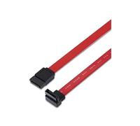 Aisens - câble de données sata iii 6g data coudé, rouge, 0.5m