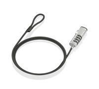 Aisens Câble de sécurité Type Nano ASLK-D50N05-BK Serrure à combinaison 1,5 m Noir