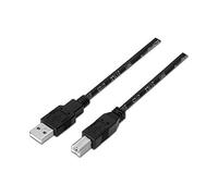 Aisens - câble d'imprimante usb 2.0, type a/mb/m, noir, 1,0 m