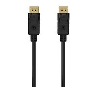 AISENS CABLE DISPLAYPORT 1.2 4K A124-0548 DISPLAYPORT MACHO DISPLAYPORT MACHO 50 CM NEGRO