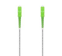 AISENS CABLE FIBRA ÓPTICA LATIGUILLO G657A2 3.0 9/125 SMF SIMPLEX CPR DCA LSZH, SC/APC-SC/APC, BLANCO, 20M