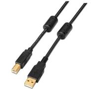 Aisens - câble usb 2.0 imprimante de haute qualité avec ferrite, type a/m-b/m, noir, 3.0m
