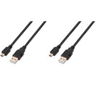 AISENS Câble USB 2.0 Type A/M-Mini B/M Noir 0,5 m