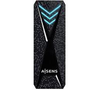 AISENS ASM2-RGB013B Boîtier de disques de stockage Enceinte ssd Noir M.2