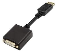 Aisens - convertisseur displayport vers dvi single link, dp/m-dvi/h, noir, 15cm