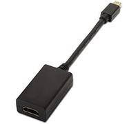 AISENS A125 - 0137 - Convertisseur Mini DP vers HDMI de 15 cm, Couleur Noir