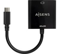 AISENS Convertisseur USB-C vers HDMI 4K@30Hz, USB-C/M-HDMI/H, noir, 15cm
