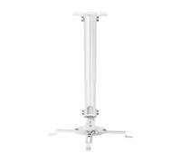 AISENS - CP04TSRE-133 - Support Universel éco-Rotatif, inclusif et Extensible de Plafond pour PROJECTEUR 13.5KG, Blanc