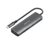 Aisens Station d'accueil USB-C ASUC-5P011-GR 1x HDMI 2x USB 1x USB-C PD Lecteur de cartes Gris