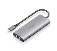 AISENS Station d'accueil USB Type ASUC-6P030-GR- 1xHDMI- 1xUSB- 2xUSB Type-C- 1xRJ45-1xUSB Type-C PD- Gris