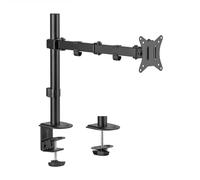 AISENS - DT32TSR-147 - Support de Table Rotatif et inclinable pour Moniteur/TV 9Kg (3 pivots, 1 Bras) de 17-32, Noir