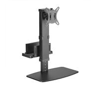 AISENS - DT32TSR-165 - Support de Table Rotatif et inclinable pour Moniteur/TV et Mini PC 8 kg de 17-32, Noir