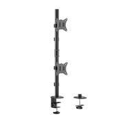 AISENS - DT32TSR-229 - Support de Table Eco Rotatif et inclinable pour 2 moniteurs/TV 9 kg de 17-32, Noir