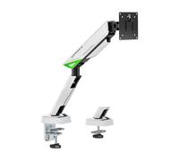 Aisens DT49TSR-343 Support de Table de Gaming Blanc Contrepoids Rotatif inclinable jusqu'à 16 kg 49"