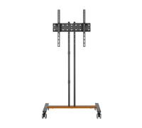 Aisens Eco Support de Sol avec Roue pour Moniteur/TV 35Kg de 32-55 - Couleur Noi