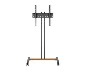 Aisens Eco Support de Sol avec Roue pour Moniteur/TV 35Kg de 32-55 - Couleur Noir