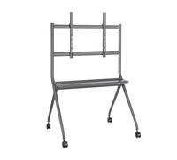 Aisens Support de sol Pro FT86FE-143 – 1 plateau, roulettes, 120 kg, 50–86 pouces, gris