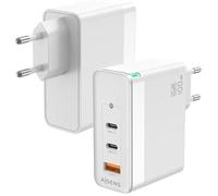 AISENS GAN Chargeur 100W 2XUSB-C PD3 0 QC4 0 QC5 0 1XUSB-A QC3 0 Blanc