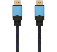 Aisens - hdmi kabel v2.0 premium high speed / hec 4k@60hz 18gbps, a/m-to-m, schwarz/blau, 5.0m