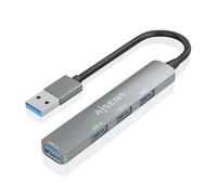 Aisens Hub USB A106-0859 Gris 1 unité