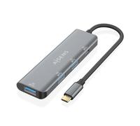 Aisens Hub USB A109-0762 USB 3.2 Gen 1 (Type-C, 5000 Mbit/s) Gris (1 unité)