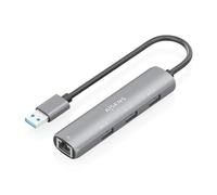 AISENS ASUC-4P034-GR station d'accueil Avec fil USB 3.2 Gen 1 (3.1 Gen 1) Type-A Gris