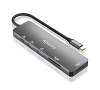 Aisens Hub USB ASUC-6P016-GR Gris (1 unité)