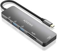 Aisens Hub Usb Asuc-6P016-Gr Gris (1 Unité)[Z2022]