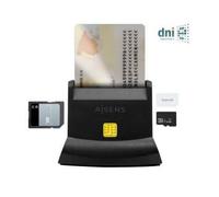 Aisens Lecteur de cartes d'identité ASCR-SN04CSD-BK/ USB Type-C/ Noir