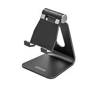 AISENS MS1PM-084 Support Taille M de Bureau réglable (1 pivote) pour téléphone/Tablette, Noir