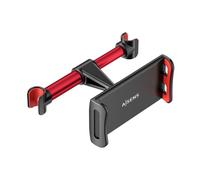 Aisens Soporte Coche Ajustable (1 Pivote) Reposacabezas Telefono Tablet Rojo