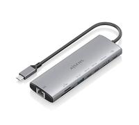 AISENS Station d'accueil USB Type ASUC-8P033-GR- 1xHDMI- 1xUSB- 2xUSB Type-C- 1xRJ45-1xLector Tarjetas- 1xUSB Type-C PD- Gris