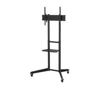 Aisens Support de sol FT70TE-211 – TV/moniteur 37–70 pouces – Plateau DVD – 50 kg – Noir