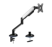 AISENS Support de Table RGB Gaming Contrepoids Rotatif et inclinable pour écran TV 9 kg 3 pivots 1 Bras de 17 32 Noir Blanc