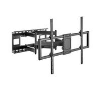 AISENS - WT120TSLE-163 - Support Rotatif Professionnel, inclinable et réglable pour Moniteur/TV 120 kg de 60 à 120 cm, Noir