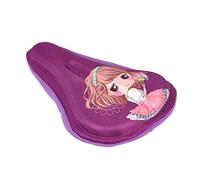 AISHEMI Housse de Selle de vélo Souple en Gel Respirant pour Enfants - 22,9 x 15,2 cm - pour la Plupart des vélos et tricycles (Violet)