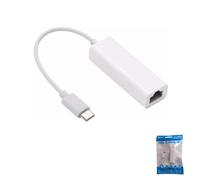 AISHTEC USB C vers Ethernet, USB C 2.0 vers RJ45 10/100 Mbps Adaptateur réseau LAN compatible avec Phone 15 Pro, MacBook Pro/Air, Galaxy S23, Surface Book, Dell, Switch - 1 unité