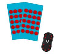 Aisikoo Lot de 40 patins de souris pour Wallhack Pro, Superglide Performance sur tapis de souris en verre, patins fins de 0,6 mm pour un contrôle maximal et une glisse sans effort, pieds de souris