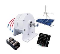 AISINILALAO 12v, Alternateur à Aimant Permanent 16000W 12V/24V - Transmission directe pour éoliennes Verticales/Horizontales, kit générateur d'énergie Autonome DIY